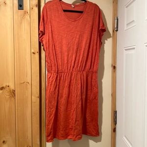 Old Navy orange cotton dress 2X